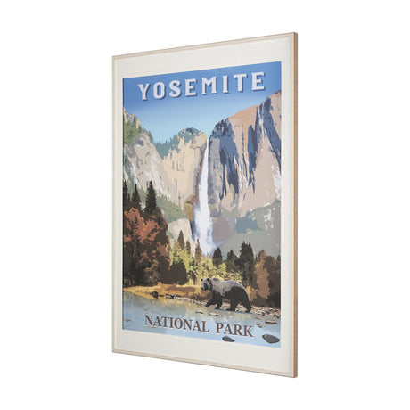 National Park -Yosemite by Mercana Studio a Framed Art Print Matted under Glass by Mercana at Eve Furniture
