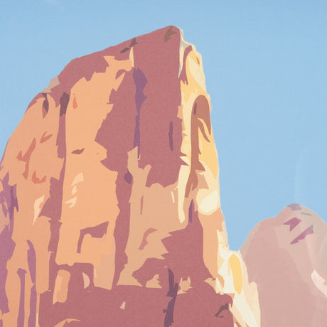 National Park - Zion by Mark Chandon a Framed Art Print Matted under Glass by Mercana at Eve Furniture