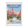 National Park - Zion by Mark Chandon a Framed Art Print Matted under Glass by Mercana at Eve Furniture