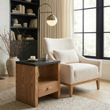Natt Black Side Table by Zuomod at Eve Furniture