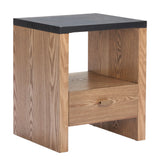 Natt Black Side Table by Zuomod at Eve Furniture