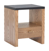 Natt Black Side Table by Zuomod at Eve Furniture