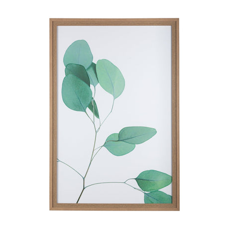 Nature Calm Lull by Mercana Studio a Hand Embellished Textured Framed Art Print Matted under Glass by Mercana at Eve Furniture