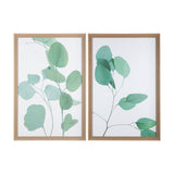 Nature Calm Rest by Mercana Studio a Hand Embellished Textured Framed Art Print Matted under Glass by Mercana at Eve Furniture