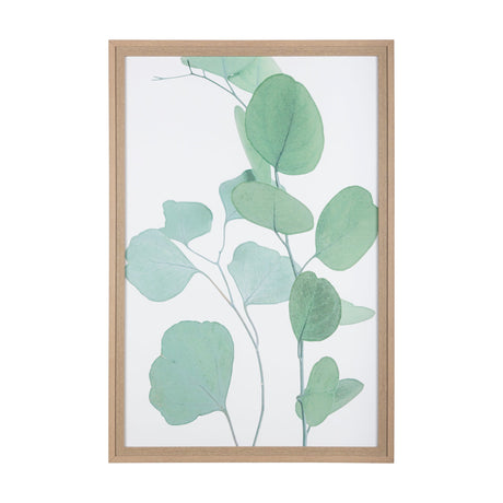 Nature Calm Rest by Mercana Studio a Hand Embellished Textured Framed Art Print Matted under Glass by Mercana at Eve Furniture