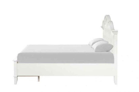 Naucalpan White 4-Piece Twin Bedroom Set by Furniture of America at Eve Furniture