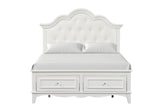 Naucalpan White Queen Bed by Furniture of America at Eve Furniture