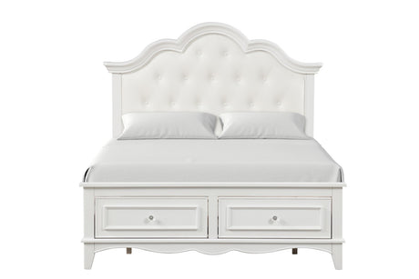 Naucalpan White Queen Bed by Furniture of America at Eve Furniture