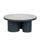 Nautilus Antique Silver Mirrored Coffee Table by TOV Furniture at Eve Furniture