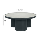 Nautilus Antique Silver Mirrored Coffee Table by TOV Furniture at Eve Furniture