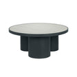 Nautilus Antique Silver Mirrored Coffee Table by TOV Furniture at Eve Furniture