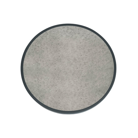 Nautilus Antique Silver Mirrored Side Table by TOV Furniture at Eve Furniture