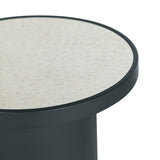 Nautilus Antique Silver Mirrored Side Table by TOV Furniture at Eve Furniture