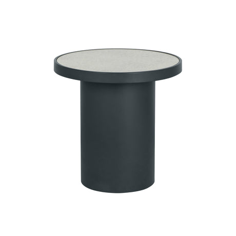 Nautilus Antique Silver Mirrored Side Table by TOV Furniture at Eve Furniture
