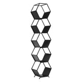 Navarre 72" Metal Octagonal Bookshelf by Home Trends & Design at Eve Furniture