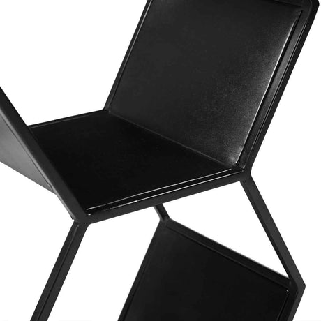 Navarre 72" Metal Octagonal Bookshelf by Home Trends & Design at Eve Furniture