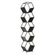 Navarre 72" Metal Octagonal Bookshelf by Home Trends & Design at Eve Furniture
