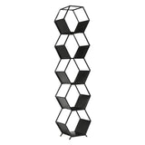 Navarre 72" Metal Octagonal Bookshelf by Home Trends & Design at Eve Furniture