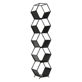 Navarre 72" Metal Octagonal Bookshelf by Home Trends & Design at Eve Furniture