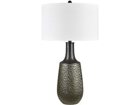 Navarro Brown/Bronze Table Lamp by Crestview at Eve Furniture