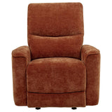Navarro Chenille Upholstered Glider Recliner by Coaster at Eve Furniture