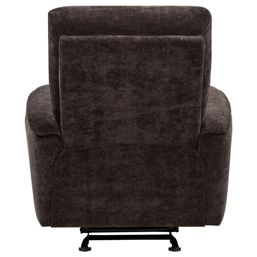 Navarro Chenille Upholstered Glider Recliner by Coaster at Eve Furniture
