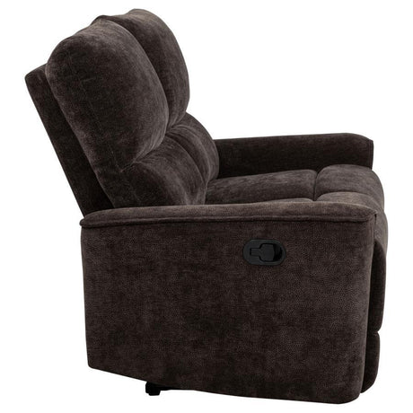 Navarro Chenille Upholstered Reclining Loveseat by Coaster at Eve Furniture