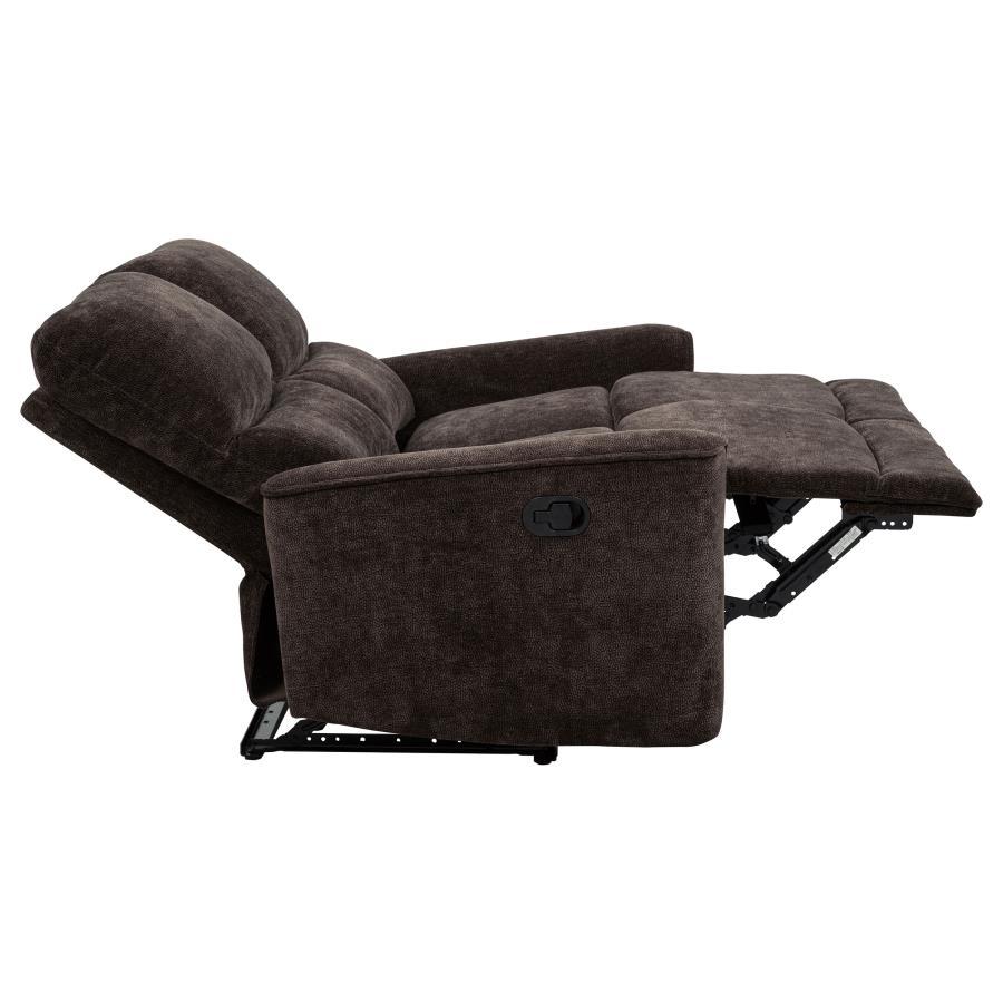 Navarro Chenille Upholstered Reclining Loveseat by Coaster at Eve Furniture