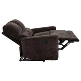 Navarro Chenille Upholstered Reclining Loveseat by Coaster at Eve Furniture
