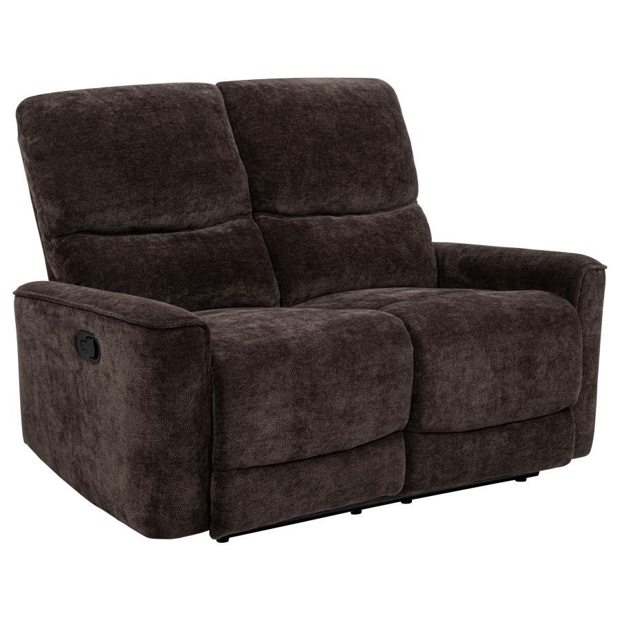 Navarro Chenille Upholstered Reclining Loveseat by Coaster at Eve Furniture