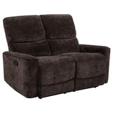 Navarro Chenille Upholstered Reclining Loveseat by Coaster at Eve Furniture