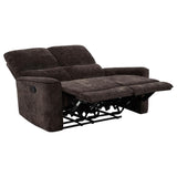 Navarro Chenille Upholstered Reclining Loveseat by Coaster at Eve Furniture