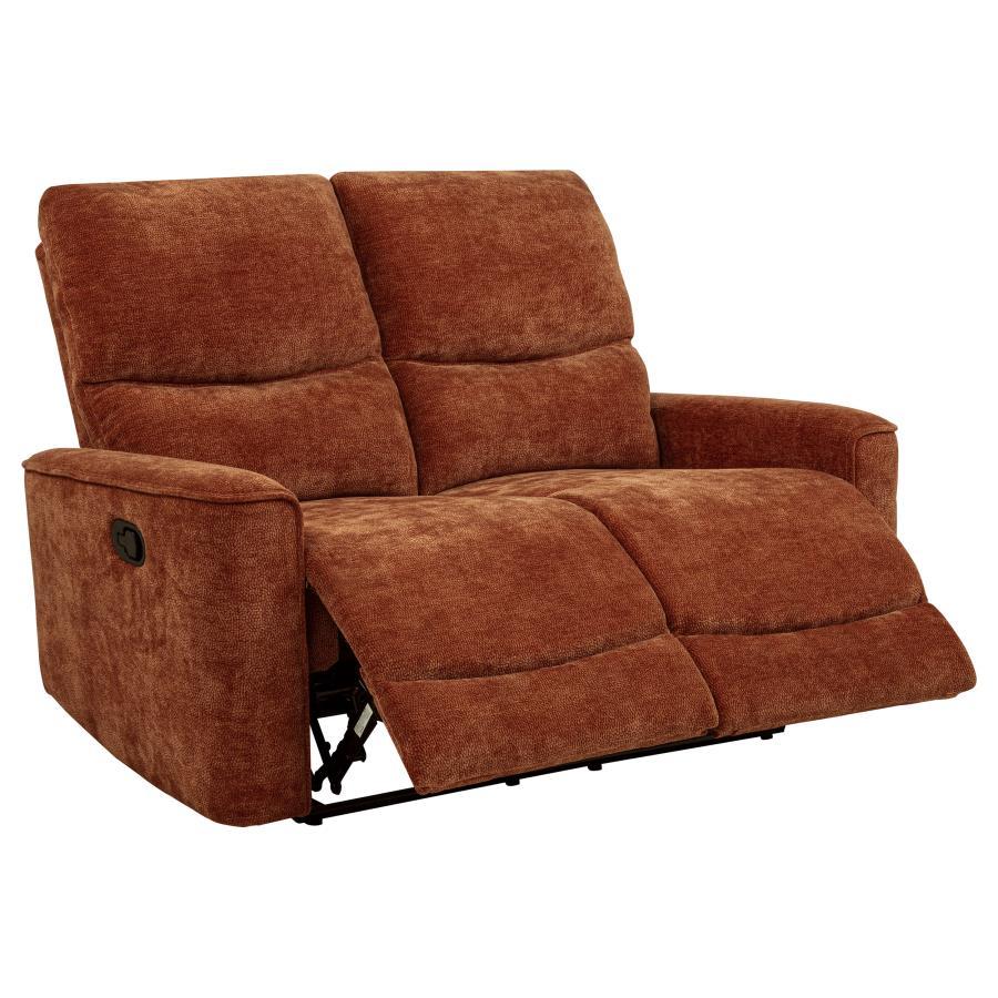 Navarro Chenille Upholstered Reclining Loveseat by Coaster at Eve Furniture