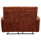Navarro Chenille Upholstered Reclining Loveseat by Coaster at Eve Furniture
