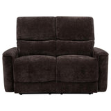 Navarro Chenille Upholstered Reclining Loveseat by Coaster at Eve Furniture