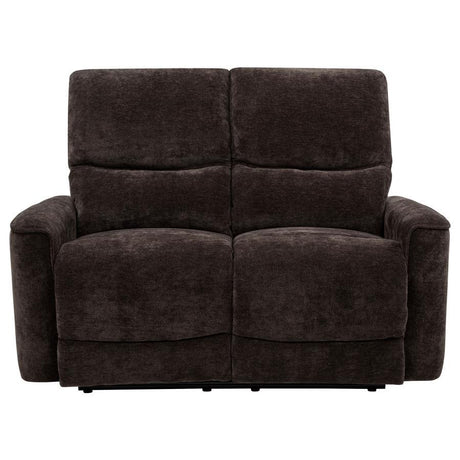 Navarro Chenille Upholstered Reclining Loveseat by Coaster at Eve Furniture
