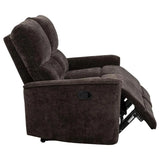 Navarro Chenille Upholstered Reclining Loveseat by Coaster at Eve Furniture