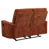 Navarro Chenille Upholstered Reclining Loveseat by Coaster at Eve Furniture