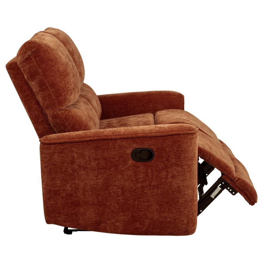 Navarro Chenille Upholstered Reclining Loveseat by Coaster at Eve Furniture