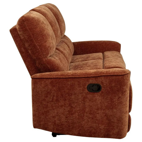 Navarro Chenille Upholstered Reclining Sofa by Coaster at Eve Furniture
