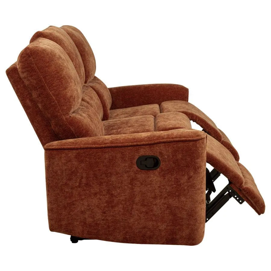 Navarro Chenille Upholstered Reclining Sofa by Coaster at Eve Furniture