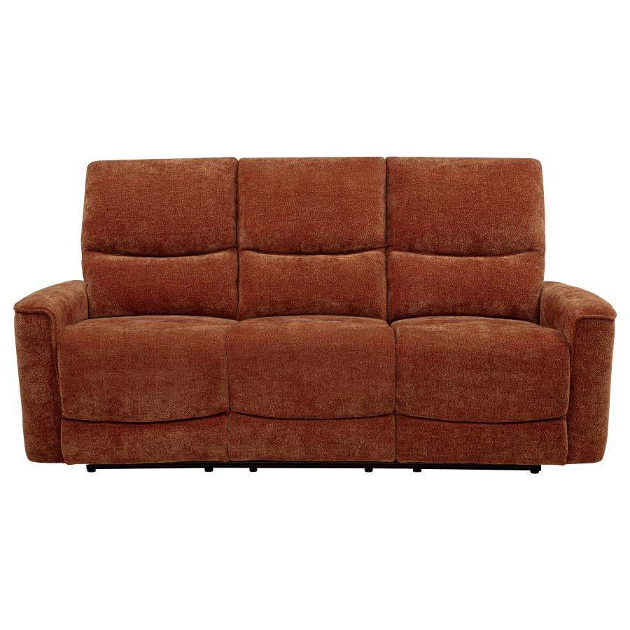 Navarro Chenille Upholstered Reclining Sofa by Coaster at Eve Furniture