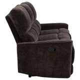 Navarro Chenille Upholstered Reclining Sofa by Coaster at Eve Furniture