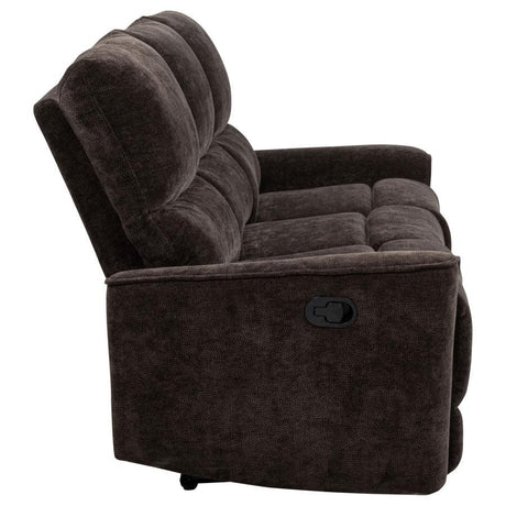 Navarro Chenille Upholstered Reclining Sofa by Coaster at Eve Furniture
