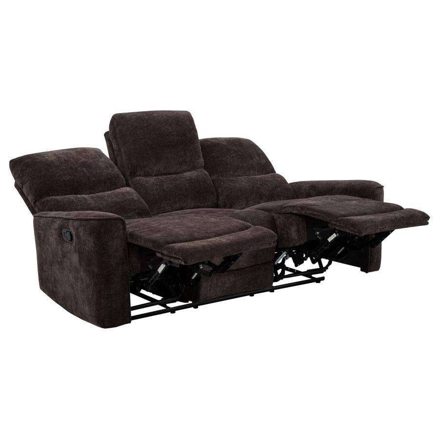 Navarro Chenille Upholstered Reclining Sofa by Coaster at Eve Furniture