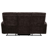Navarro Chenille Upholstered Reclining Sofa by Coaster at Eve Furniture