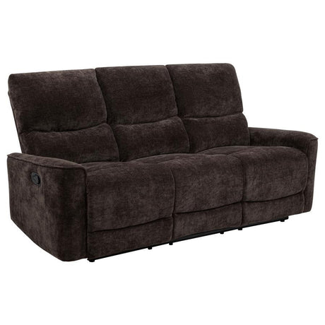 Navarro Chenille Upholstered Reclining Sofa by Coaster at Eve Furniture