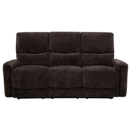 Navarro Chenille Upholstered Reclining Sofa by Coaster at Eve Furniture