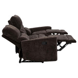 Navarro Chenille Upholstered Reclining Sofa by Coaster at Eve Furniture