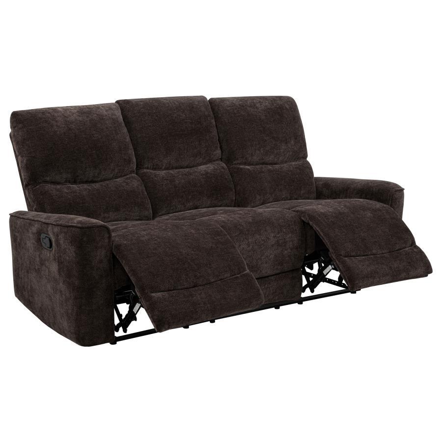 Navarro Chenille Upholstered Reclining Sofa by Coaster at Eve Furniture
